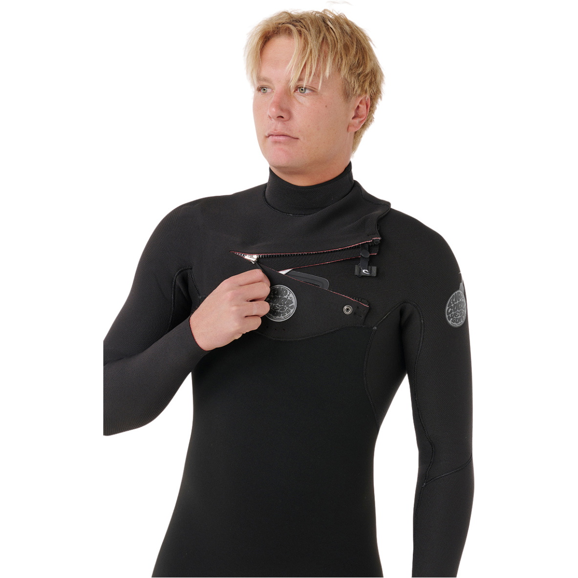 2026 Rip Curl Flashbomb 5/3mm Chest Zip Våddragt 17BMFS - Til Mænd Black